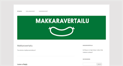 Desktop Screenshot of makkaravertailu.com