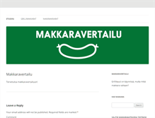 Tablet Screenshot of makkaravertailu.com